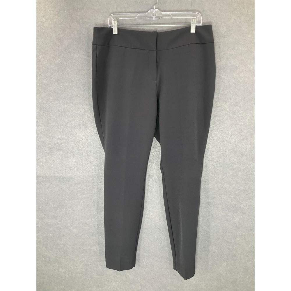 Worthington Women's Size 14 Curve Fit Black Dress Pants Casual Career Office